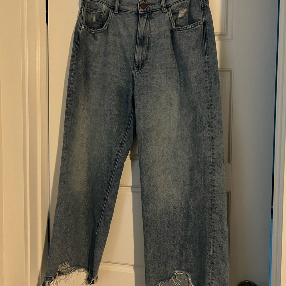 DL1961 High Rise Hepburn wide leg Jeans Anthropologie
